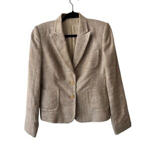 Elegant Beige Women's Blazer